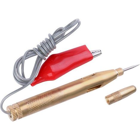 Probador de voltaje de 6V, 12V y 24V con aguja metálica amio-01036 (1/3)