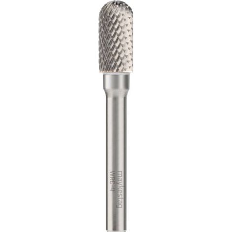 Fraise Rotative HM Tige Cylindrique Forme Boule - Diamant D. 6 x Lt. 150 x Lu. 16 x Q. 6 mm - Diamwood