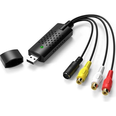 Il convertitore audio/video RCA USB 2.0 digitalizza e modifica video provenienti da qualsiasi sorgente. (1/5)
