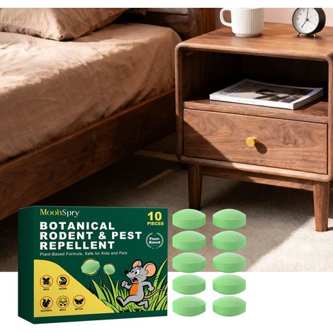 Plant-based rodent and insect repellent with gentle plant-based ingredients, suitable for both indoor and outdoor use. -- 10pieces -- BIEMMEDUE (1/5)