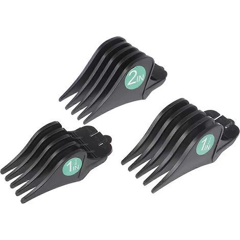 Lot de 3 sabots de coupe professionnels pour tondeuse, grande taille (32/38/51 mm), A (1/5)