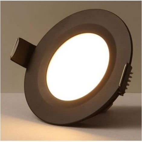 4pcs Spot LED encastrable - DC 12V 3W Blanc chaud 3200K - Camping car bateau - Trou 58 65 mm (1/5)