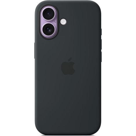 Silikonhülle kompatibel mit iPhone 17 – Schwarz (1/2)