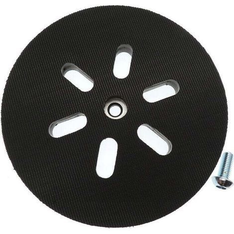Schleifteller für Bosch GEX 150 AC, PEX 15 AE, GEX 150 Turbo Exzenterschleifer 150 mm mit Schrauben, (1/3)