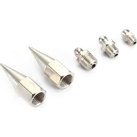32 Pièces Kit d'Assortiment de Graisseurs en Laiton M6/M8/M10 Durables (1/5)