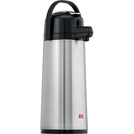 Melitta 20895 Jarra Isotérmica 2,2 L Negra y Plata