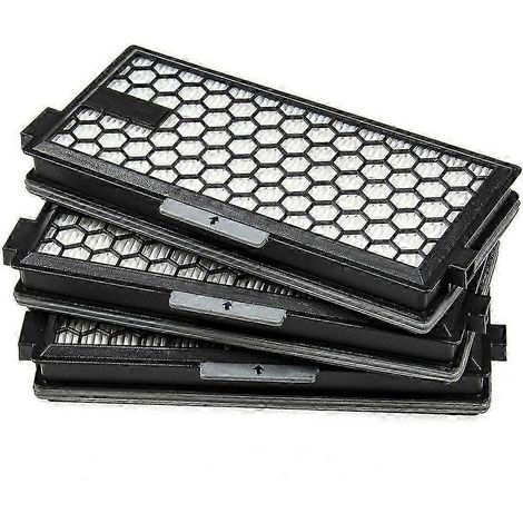 Lot de 3 filtres à charbon actif pour aspirateurs Miele Airclean C1, C2, C3, S4, S5, S6 et S8 (1/5)
