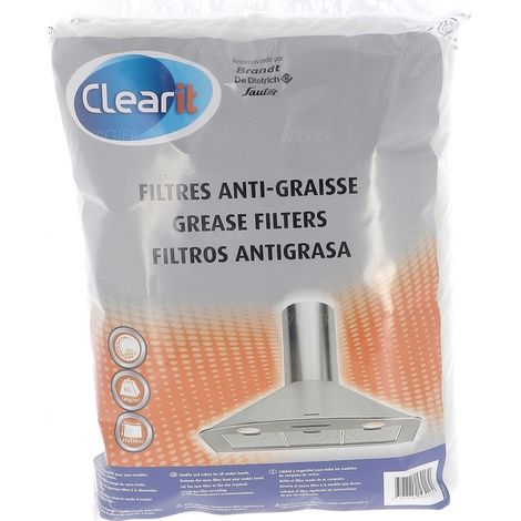 FILTRE ANTI GRAISSE UNIVERSEL POUR HOTTE 114X47CM 140GR/M² 71S7824 Groupe Brandt (1/2)