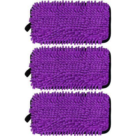 Geeignet für wiederverwendbare SwifferWet Jet Reinigungsmatten, Chenille-Bodenreinigungsmatten, für Nass- und Trockenreinigung, 3-teiliges Set. (1/5)
