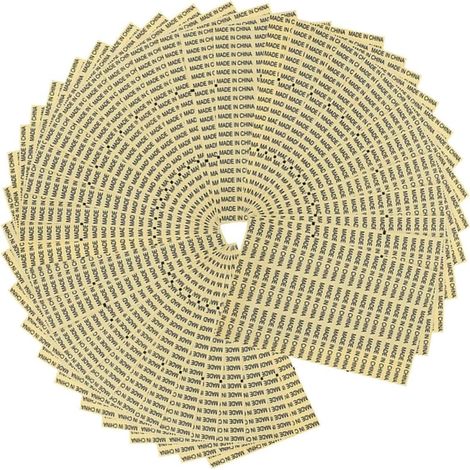 3500 Pièces Selbstklebende Pet Klebeetiketten Gelb