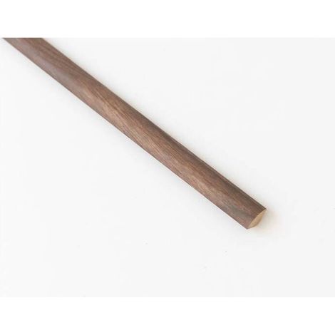 5 x QUARTO DI TONDO 14X14 MM MDF 240 CM NOCE SCURO
