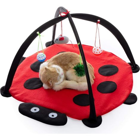 Lit pour chat Bell Mouse, coussin antibactérien moelleux pour chats et chiots, design portable et compact (1/5)