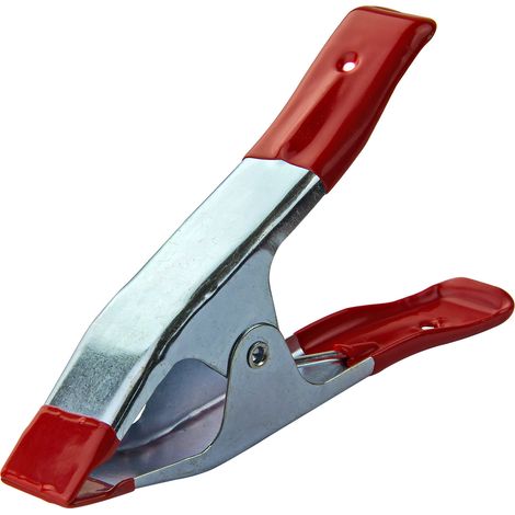 Klemmzwinge Leimzwinge Spannzwinge Schreiner Zwinge 150 mm verzinkt gummiert (1/3)