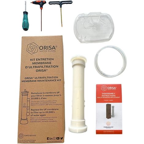 Kit Entretien Membrane D'ultrafiltration 0,01 µm Pour Purificateur D'eau Orisa® (1/5)