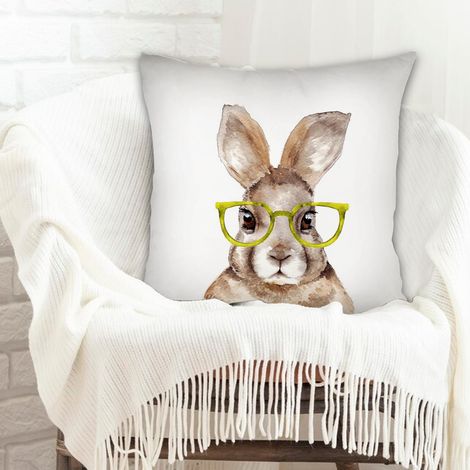 Housse de coussin décorative à la mode pour la maison rustique pour fête de Pâques