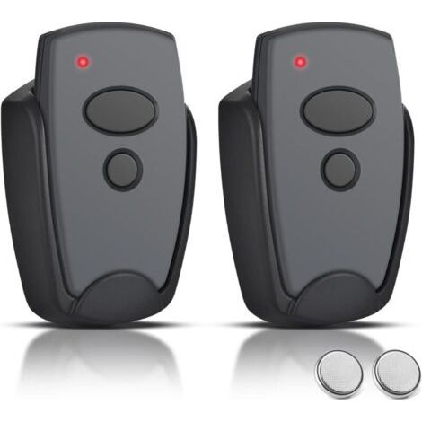 Telecomando per porta da garage a 868,3 MHz - Compatibile con Marantec D302-868, D304-868, D382-868, D384-868, D323-868, 2 canali, 2 pezzi