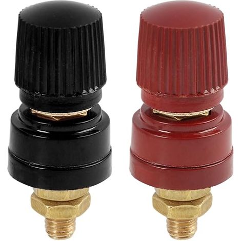 Bornes de Raccordement M6, Connecteur Électrique en Laiton 50-80A 250-500, Cosse de Batterie, Camion, Bateau, Panneau Solaire (1/5)