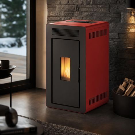 Hidroestufa Loki 24 kW Muspel tolva de 40 kg, turbuladores autolimpiables, Programable (1/5)
