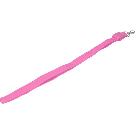 Collier LED pour chien, réfléchissant, anti-décoloration, logo personnalisable, boîte carrée pour carte d'identification LED, lanière pour chien (rose). (1/5)