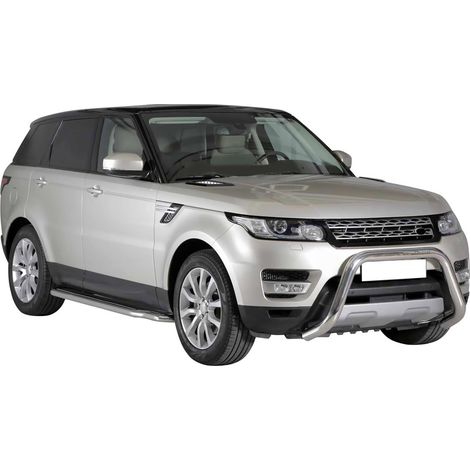 Pare-buffle Avant pour Range Rover Sport 2014-2017 76 mm en Acier Gris (1/5)