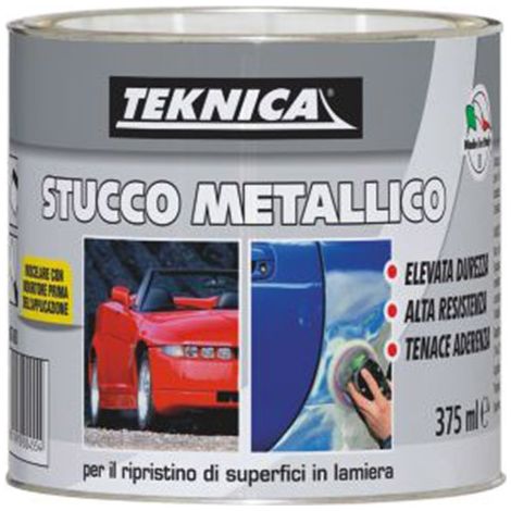 Stucco poliestere bicomponente per metalli e Carrozzeria Teknica 500ml
