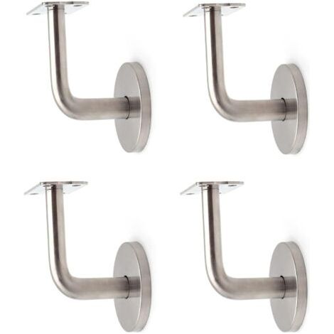 4 Pièces Mains Courantes Supports Muraux, Support de Main Courante, pour la Protection de Sécurité Dans les Cages D'escalier, Couloirs, Salles de Bain, etc (1/5)