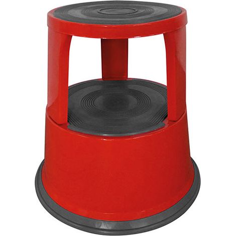 Marchepied tabouret Rouge - Hauteur de travail max. 2.43m - RSS (1/5)