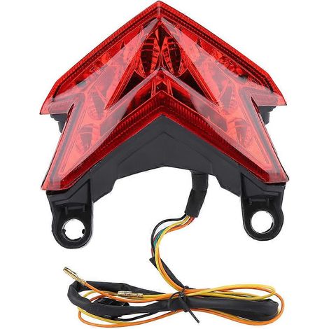 LED-Rücklicht für Motorrad, Bremslicht, Blinker und Rücklicht für Kawasaki Z800 2013 2014 (Rot) (1/3)