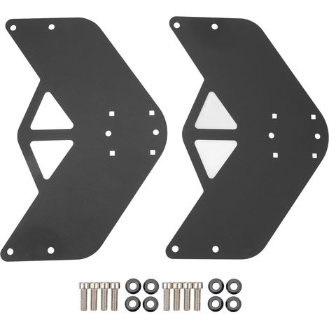 Staffa di montaggio per cerniera sportello carburante, 2 set di ricambio in acciaio inox per Wrangler JK JL JT.