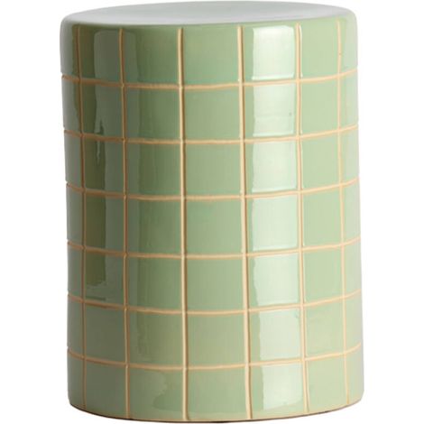 Mesa auxiliar cerámica verde claro crema - Light & Living (1/4)