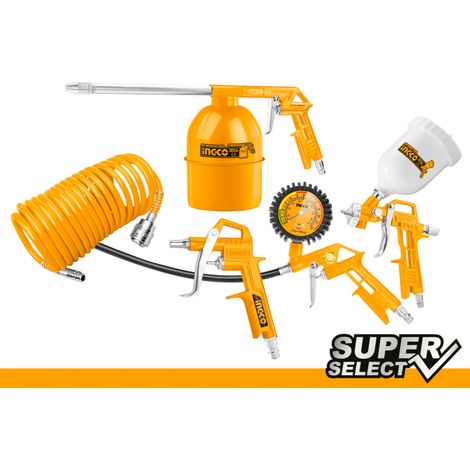 Kit Accessori per compressore 2 Pistole -manometro - Aerografo -manometro -tubo