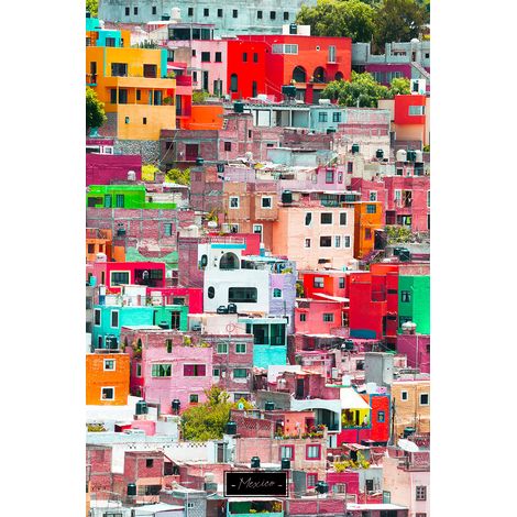 Tableau casa mexico Toile imprimée (1/5)
