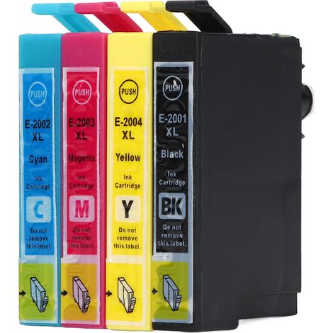 Cartouche d'encre 4 couleurs BK C M Y, boîtier ABS, impression indélébile, lot combiné pour XP 200 (1/5)