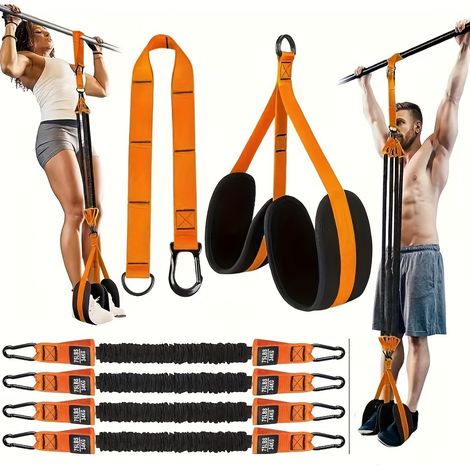 Klimmzug-Unterstützungsbänder, Widerstandsbänder für Klimmzugübungen, Hochleistungs-Fitnessgeräte, maximale Zugkraft von 300 Pfund (einschließlich 4 Unterstützungsbändern)