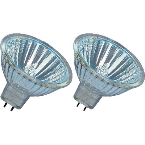 Lampadina Alogena Classe energetica: B (A++ - E) OSRAM 44860 ST WFL BLI2 4008321200389 GU5.3  Potenza: 20 W  Bianco cal