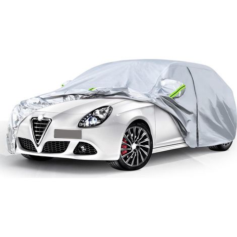 Bâche auto universelle avec fermeture éclair latérale et antivol pour Alfa Romeo Giulietta 2010-2020 (1/5)