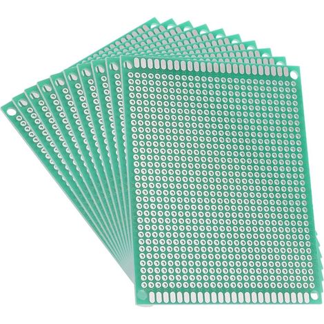 10pcs 7x9cm Carte de Prototypage PCB Prototype Plaque Circuit Imprimé Simple Face Universel souder, 1.6mm (1/3)