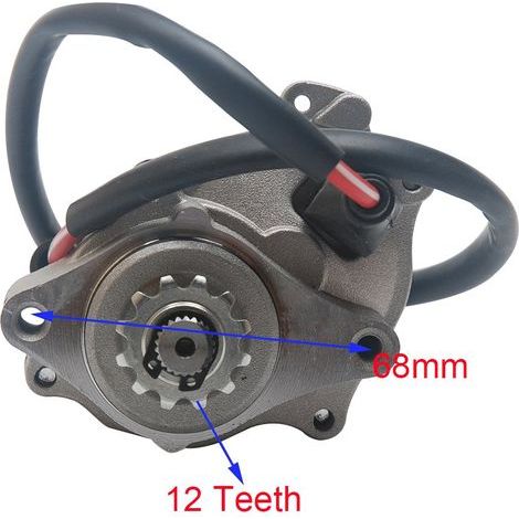 Motorino di avviamento ATV per Honda Clone - Montaggio basso 50CC a 125CC, ideale per quad e dirt bike, robusto e affidabile (1/5)