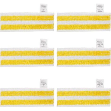 Lot de 6 Lingettes de Rechange en Microfibre Compatible avec Karcher Easyfix SC 1, SC 2, SC 3, SC 4, SC 5 Nettoyeurs Vapeur (1/5)
