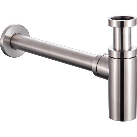 Presto Sifón minimalista Nox inox cepillado (1/2)