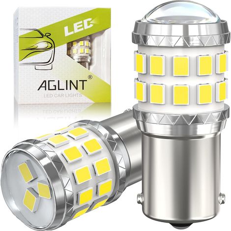 1156 P21W LED Ampoule pour Voiture Recul Feu DRL Arrière Feux Blanc (1/5)