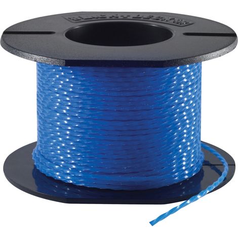 Black & Decker – Bobine de rechange reflex plus 25m – Fil 1.5mm pour coupe-bordures – Compatible avec GL650/660/670/350/655/652/653/653SB/656