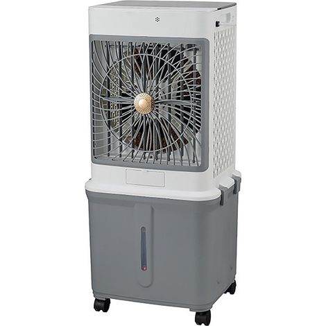 Climatiseur Mobile,Ventilateur Portable et Humidificateur avec 4 Roues,Télécommande,2-Pack Glacons,32L Grand Réservoir d'eau,Faible Consommation,Minuterie 1-4,3 Vitesses de Ventilation (1/5)