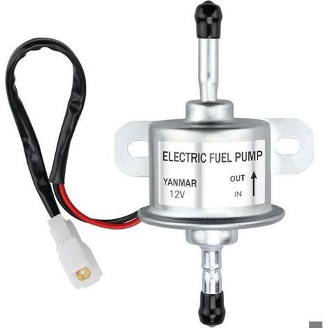 Pompa carburante elettrica 12V - Compatibile con motori Yanmar 3TNV88, 4TNV88 e 4TNV84 - Compatibile con motori Takeuchi TB230 (1/4)