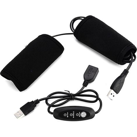 IZTOSS Elektrische Lenkerheizung für Motorräder und Roller, USB-beheizbare Griffe für 7/8-Zoll-Lenker