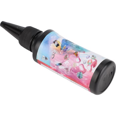 Résine UV transparente à prise rapide, 60 g, idéale pour le bricolage et les loisirs créatifs. (1/5)