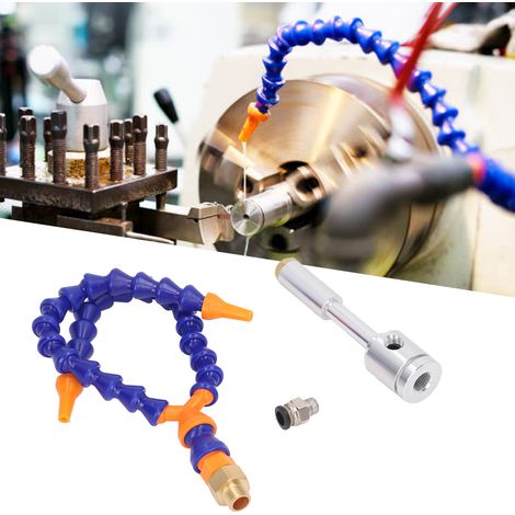 Kit de refroidissement à air universel à double tête en alliage d'aluminium composé de 3 tubes vortex pour pistolet, en 3 pièces. (1/5)
