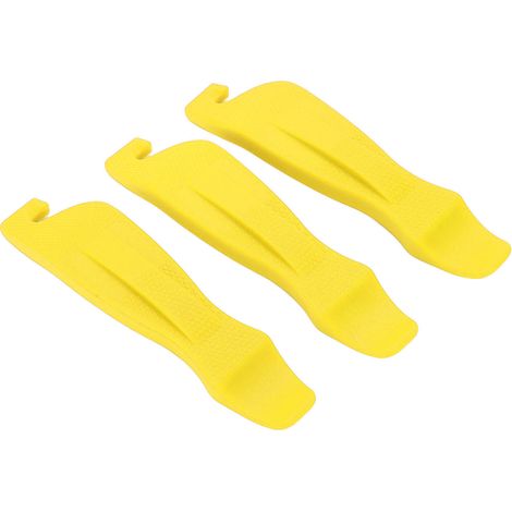 3 hochfeste, rutschfeste Fahrradreifenheber aus Nylon, gelbes Reparaturwerkzeug (1/5)