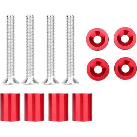 Motorhauben-Erhöhungs-Abstandshalter aus Aluminiumlegierung für 6-mm-Turbos, Belüftungssatz mit Abstandshaltern (1/5)