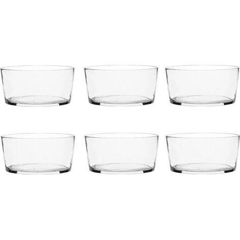 Ensemble de 6 verres à eau empilables modèle bodega 24cl (1/2)